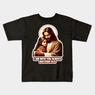 Matthew 28:20 I Am With You Always Kids T-Shirt